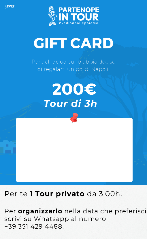 GIFT CARD 200€; Tour Privato 3h