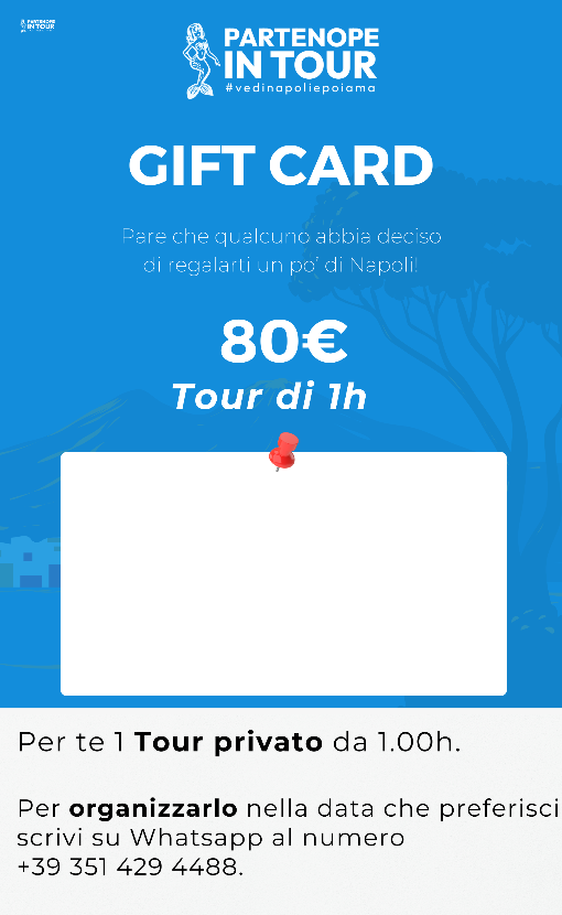 GIFT CARD 80€; Tour Privato 1h